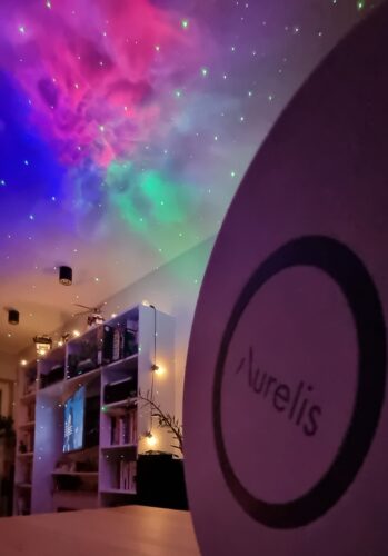 Oryginalny Projektor Gwiezdnego Nieba Aurelis Galaxy (3D) Projektor Gwiazd photo review