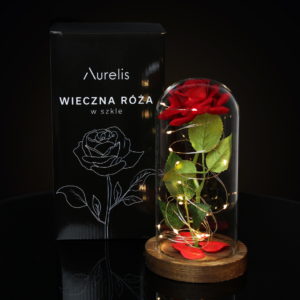Wieczna róża w szkle Aurelis