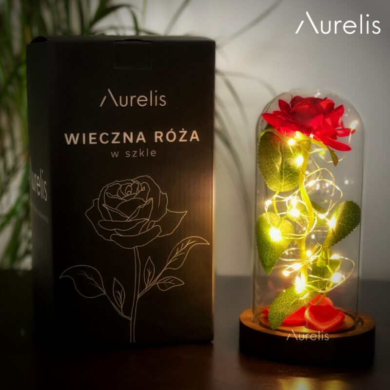 Aurelis wieczna róża w szkle (2)