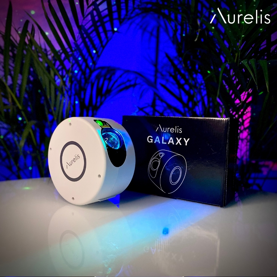 Oryginalny Projektor Gwiezdnego Nieba Aurelis Galaxy (3D) Projektor Gwiazd  – Aurelis